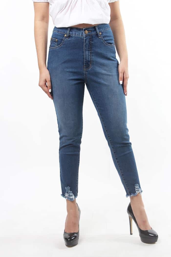 High Rise Ankle Jeans w/ Rips - Next Jeans Philippines