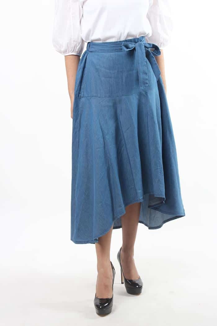 Flowy Long Skirt w/ Ribbon - Next Jeans Philippines