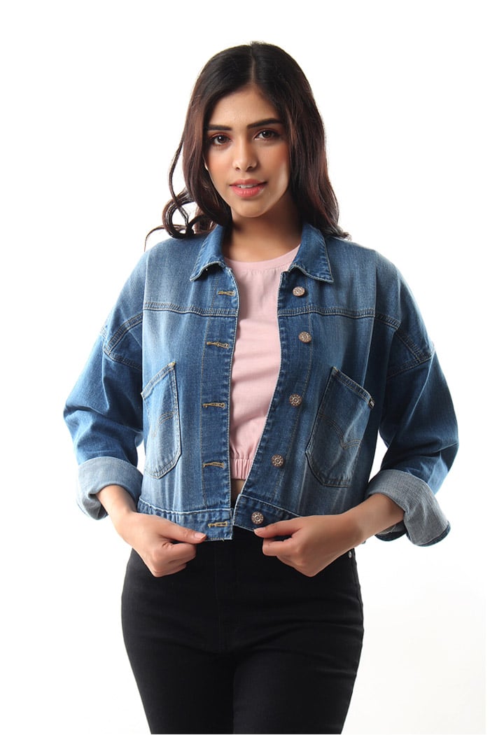 Denim Crop Jacket - Next Jeans Philippines