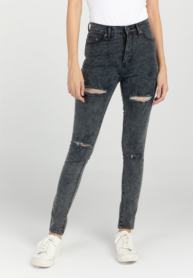 High Rise Cut-Out Skinny Jeans - Next Jeans Philippines