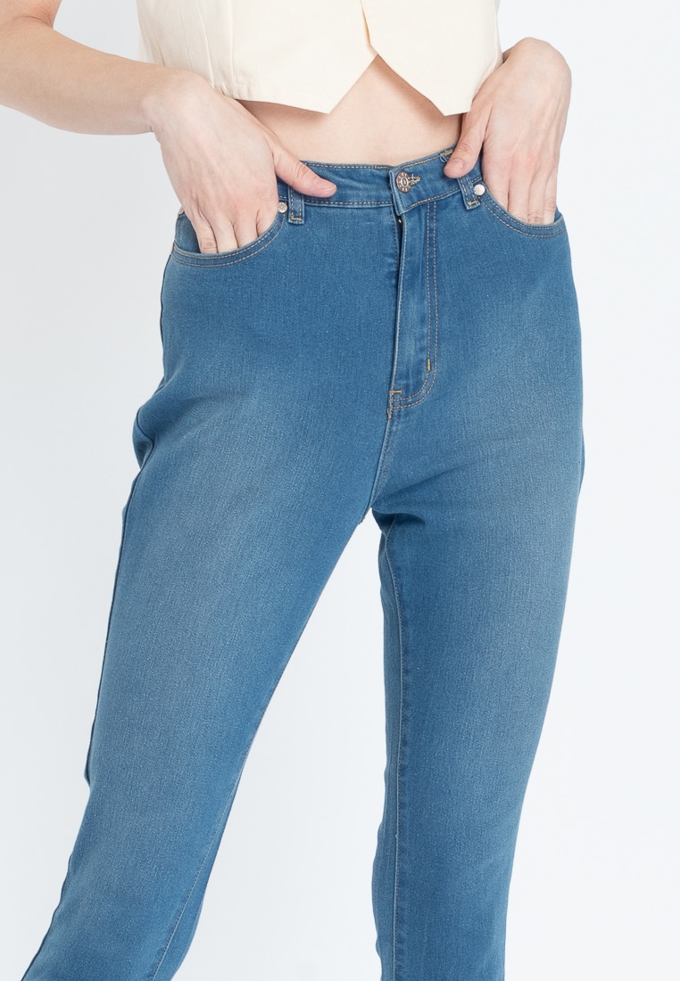High Waist Basic Faded Skinny Jeans Next Jeans Philippines